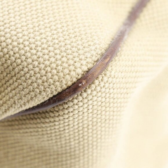 GUCCI Wood handle Handbag 106493 beige canvas Women - Picture 13 of 13